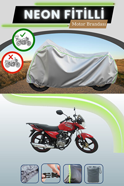 Cemku Shade حقيبة خلفية رمادية متوافقة مع قماش نيون فيتيلي كوبيا رازور 150 ال...