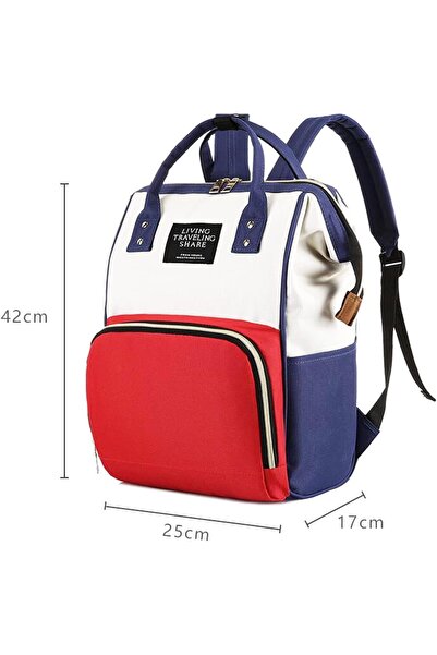 Generic حقيبة ظهر لتغيير حفاضات الأطفال، حقائب حفاضات مع حصيرة تغيير محمولة للأمهات والآباء، جيب حراري