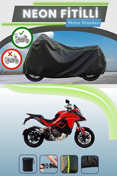 Cemku Shade حقيبة خلفية سوداء متوافقة مع نيون فايتي دوكاتي مولتيسترادا 1200 م...