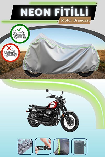 Cemku Shade حقيبة خلفية رمادية متوافقة مع قماش نيون فليتلي ياماها SCR950 المت...