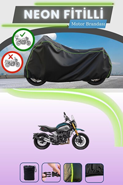 Cemku Shade حقيبة خلفية سوداء متوافقة مع نيون فايتللي CFmoto 700CL-X ADV متوا...