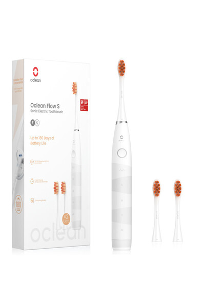 Oclean Periuță de dinți electrică Flow S, 76000 rpm, 5 moduri, baterie 180 zi...