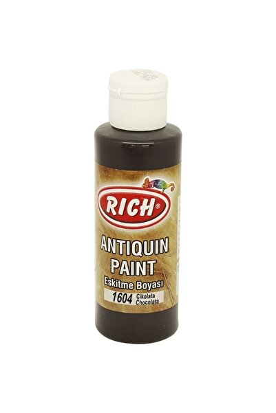 Rich Supertrend Antiquin Paint Eskitme Ahşap Boyası 120 cc. 1604 Çikolata