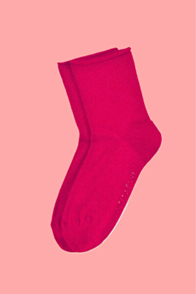 Katia&Bony Κοριτσίστικες κάλτσες Modal χωρίς λάστιχο, σκούρο ροζ
