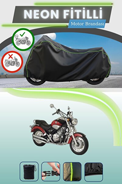 Cemku Shade حقيبة خلفية سوداء متوافقة مع قماش نيون فيتيلي كانوني تايجر 250 ال...