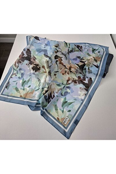 Guzeka وشاح فلورانز (خياطة إيطالية) - أزرق داكن