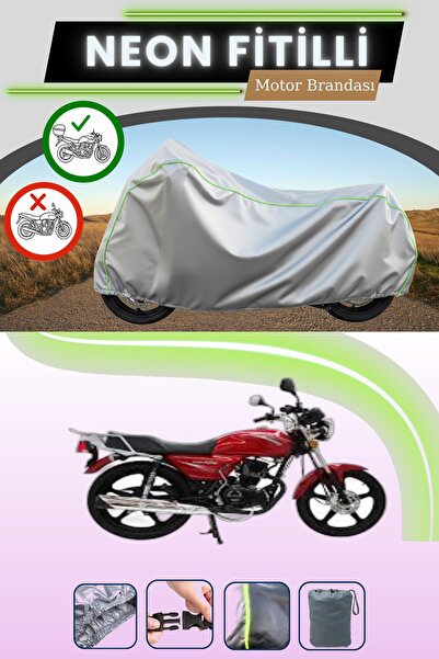 Cemku Shade حقيبة خلفية رمادية متوافقة مع قماش نيون فايتي مونديال 150 إم جي ك...