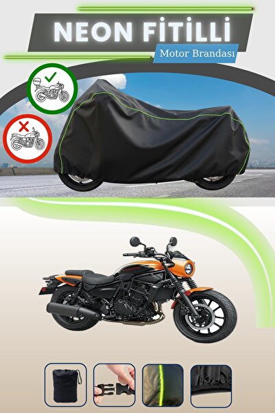 Cemku Shade حقيبة خلفية سوداء متوافقة مع نيون فايتي كاواساكي إليميناتور 500 م...