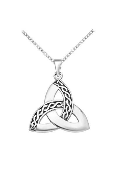 OEM Talisman/Pandantiv din argint 925 pentru barbati, model Silver Celtic Tri...