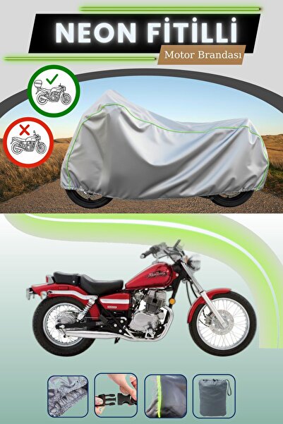 Cemku Shade حقيبة خلفية رمادية اللون متوافقة مع قماش نيون فليت هوندا CMX 250 ...