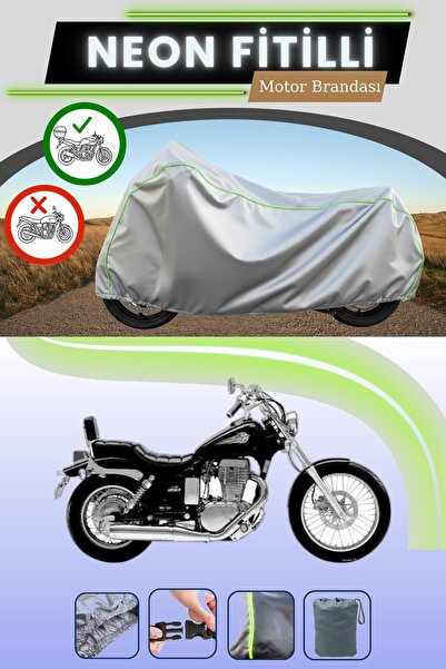 Cemku Shade حقيبة خلفية رمادية اللون متوافقة مع قماش نيون فليت سوزوكي LS 650 ...