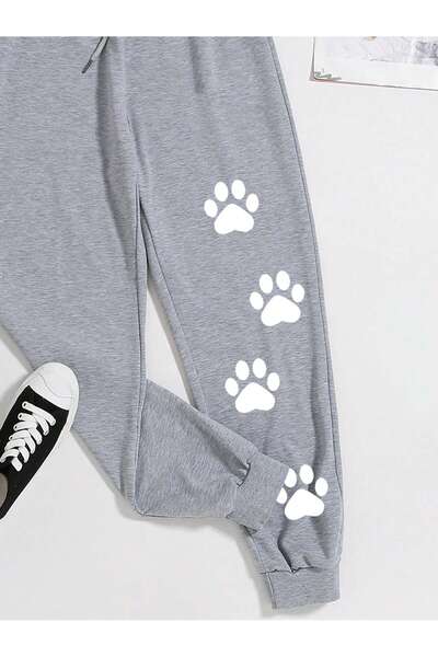 ModaQamar Pati Printed Sweatpants