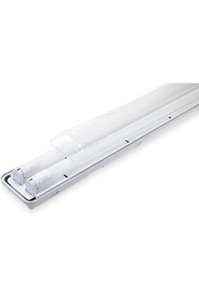 GLOWARE LED Waterproof Light Fixture, Double T8 Tube, 36W, IP65 Rating, Commercial Use GLO-WPF4F236