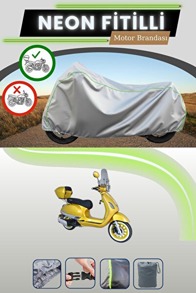 Cemku Shade حقيبة خلفية رمادية متوافقة مع قماش نيون فايتل أورا سفاري 125 المت...