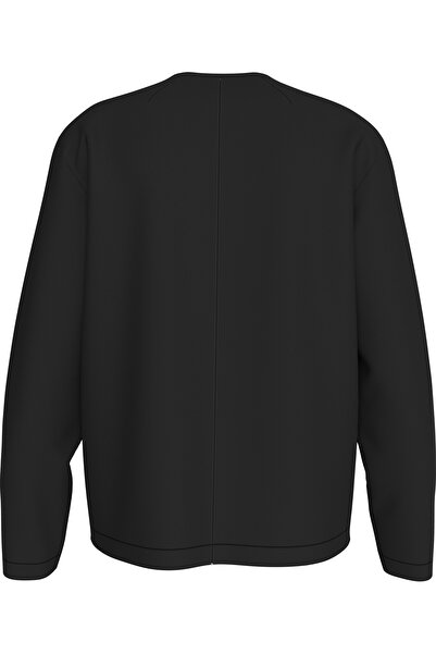 Calvin Klein Erkek Marka Logo Baskılı Bisiklet Yaka Günlük Kullanıma Uygun Uzun Kollu Şık Görünüşlü