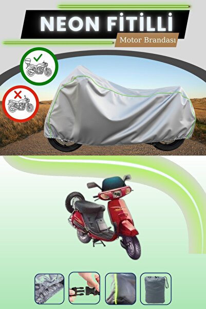 Cemku Shade حقيبة خلفية رمادية اللون متوافقة مع قماش نيون فيتيل هوندا كينيتيك...