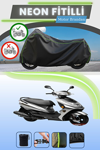 Cemku Shade حقيبة خلفية سوداء متوافقة مع نيون فيتيلي بوموتو/جينلينغ تيرا 100 ...