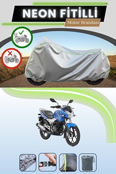 Cemku Shade حقيبة خلفية رمادية اللون متوافقة مع قماش نيون فيتيل باجاج ديسكفر ...