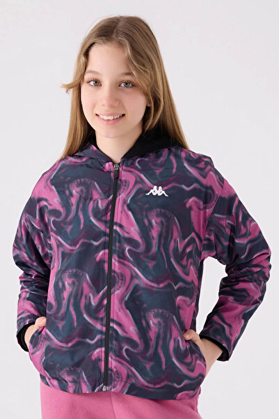 Kappa Authentic Devin Mor Kız Çocuk Yağmurluk&Rüzgarlık 382B1LW