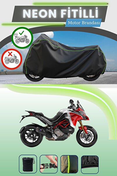 Cemku Shade حقيبة خلفية سوداء متوافقة مع نيون فايتيبل دوكاتي مولتيسترادا 1260...