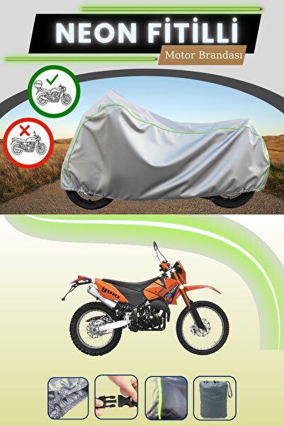 Cemku Shade حقيبة خلفية رمادية متوافقة مع قماش نيون فايتي Yuki YK250GY-7 المت...