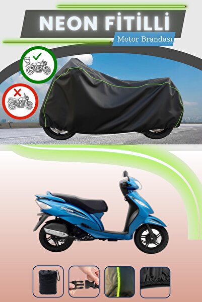 Cemku Shade حقيبة خلفية سوداء متوافقة مع نيون فيتيلي تي في إس ويجو، قماش محرك متوافق