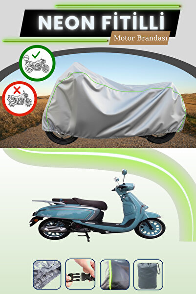 Cemku Shade حقيبة خلفية رمادية متوافقة مع قماش نيون فيتيل موتولوكس ماكياتو 50...