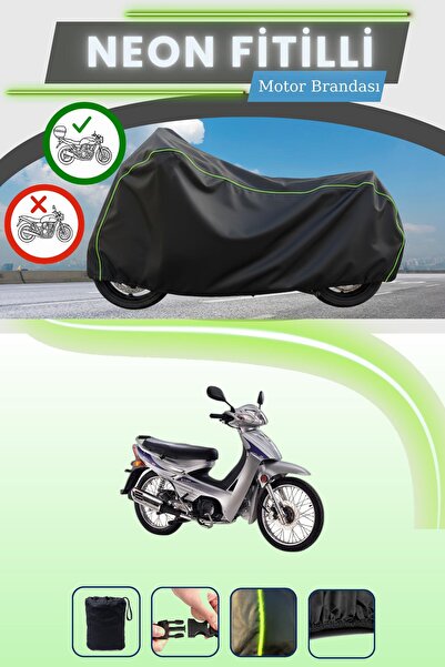 Cemku Shade حقيبة خلفية سوداء متوافقة مع نيون فيتيل كيمكو أكتيف 125 متوافقة م...