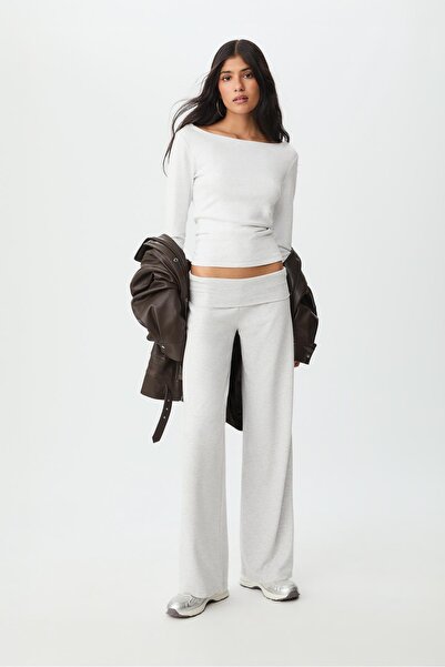 Stradivarius Basic boatneck T-shirt