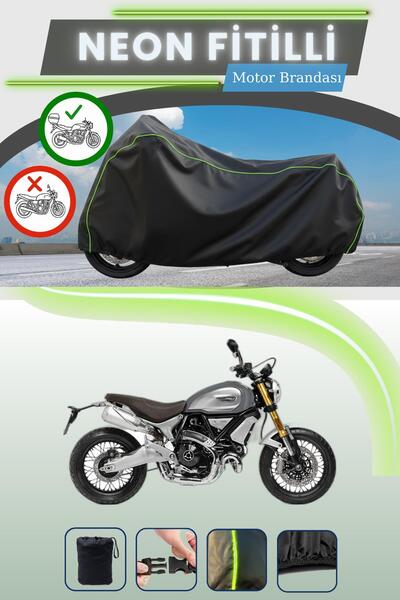 Cemku Shade حقيبة خلفية سوداء متوافقة مع نيون فايتل دوكاتي ديفيل إيه إم جي إص...