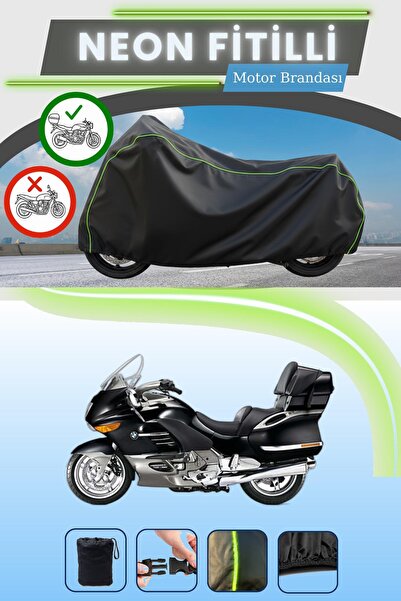 Cemku Shade حقيبة خلفية سوداء متوافقة مع نيون فايتي، متوافقة مع BMW K 1200 LT...