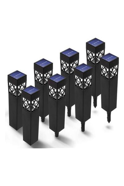 Home Zone Security Güneş Enerjili Açık Yol LED Işıkları - 8 Adet