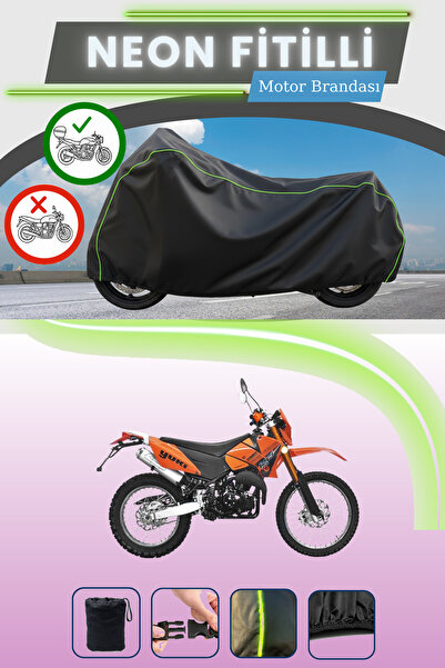 Cemku Shade حقيبة خلفية سوداء متوافقة مع نيون فايتي يوكي YK250GY-7، غطاء محرك...