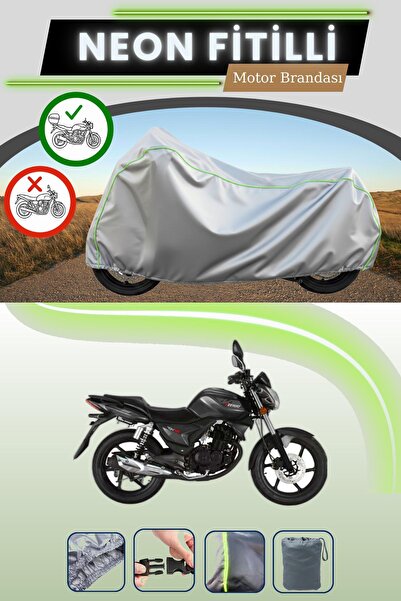 Cemku Shade حقيبة خلفية رمادية متوافقة مع قماش نيون فليت RKS 125-S المتوافق م...