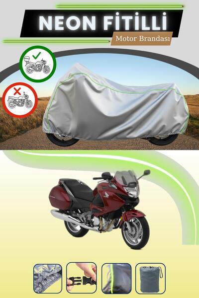 Cemku Shade حقيبة خلفية رمادية متوافقة مع نيون فايتي هوندا إن تي 700 في دوفيل...