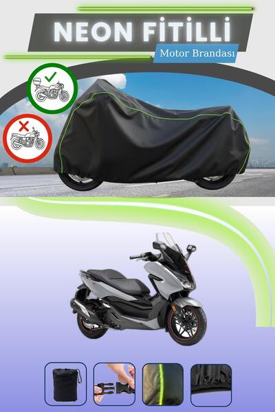 Cemku Shade Black Rear Bag Compatible Neon Corded Honda Nc 750D Integra Compa...