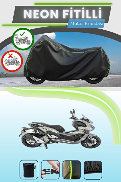 Cemku Shade حقيبة خلفية سوداء متوافقة مع نيون فيتيلي مونديال 250 ريسيفو متواف...