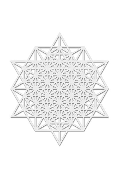 Maxrom Sablon Perete vopsire, tencuiala 0.7mm Geometrie Sacră Metatron model ...