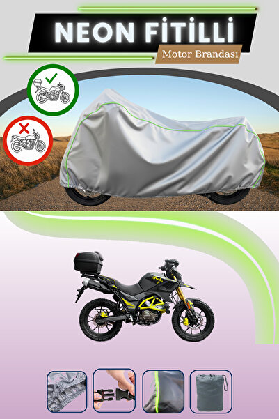 Cemku Shade حقيبة خلفية رمادية متوافقة مع قماش نيون فايتي يوكي تيكين 125 المت...