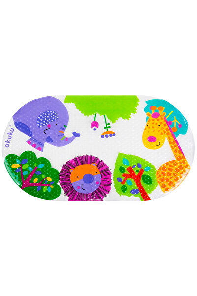 Akuku Covoras antiderapant pentru cadita Safari 69x39 cm,fixare cu ventuze,ma...