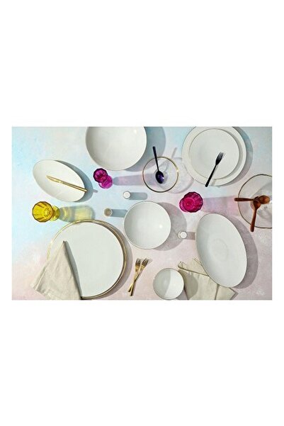 Porland 04ALM008408 Illusion Altın 60 Parça 12 Kişilik Yemek Takımı
