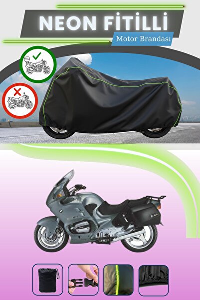Cemku Shade حقيبة خلفية سوداء متوافقة مع نيون فايتي، متوافقة مع BMW R 1100 RT...
