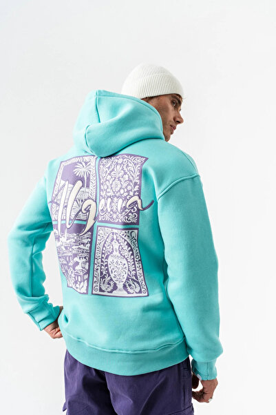 go gang own Φούτερ με κουκούλα με κέντημα και λεπτομέρεια με μπάλωμα από την Αλγερία