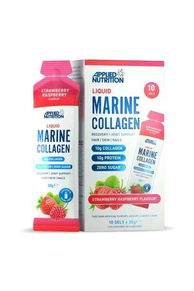 applied nutrition Liquid Marine Collagen, Strawberry & Raspberry,
