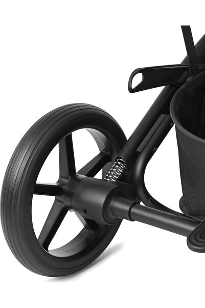 Cybex Balios S 2in1 Black (magnolia pink) (konforlu bebek arabası)