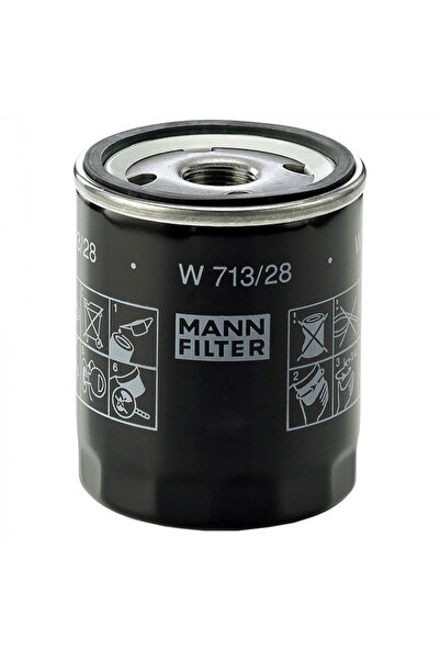 MANN Filtru de ulei pentru Land Rover Discovery, Freelander I, Lotus Elise, Exige, Rover 400, 800