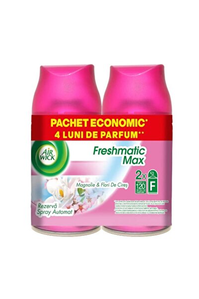 Air Wick Freshmatic Magnolia and Cherry Blossom Duo Pack, 2 x 250 ml