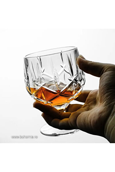 Bohemia SHEFFIELD CRYSTAL COGNAC GLASSES 250 ml
