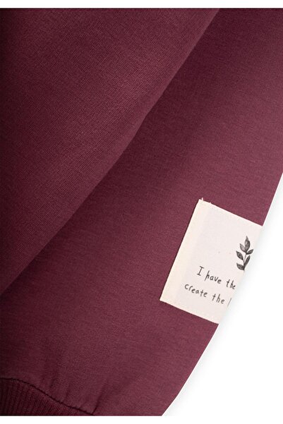 Cigit Sweatshirt Set 2-10 Years Old Plum