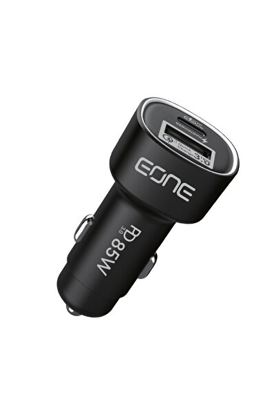 EONE شاحن سيارة سريع 85 واط بمنفذين USB-C وUSB-A